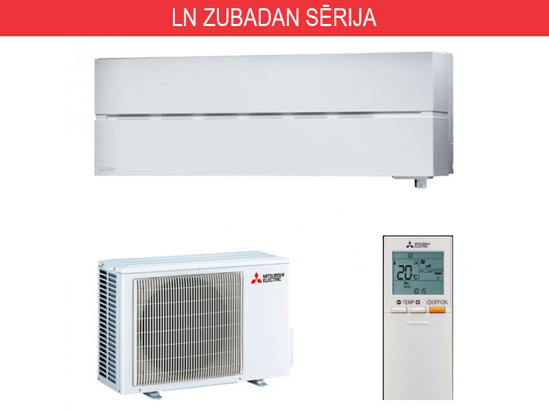 Standart + Gaisa kondicionieris/siltumsūknis MSZ-LN25VGK/MUZ-FT25VGHZ